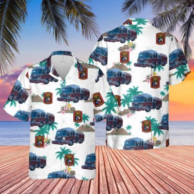 Texas Hawaiian Shirt, Texas Timber Lakes Volunteer Fire Department Hawaiian Shirt, Hawaiian Firefighter Shirts