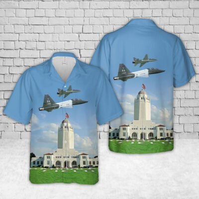 Texas Hawaiian Shirt, US Air Force T-38 Talon Aircraft From 560th Flying Training Squadron In Randolph AFB, Texas Hawaiian Shirt, Military Hawaiian Shirt