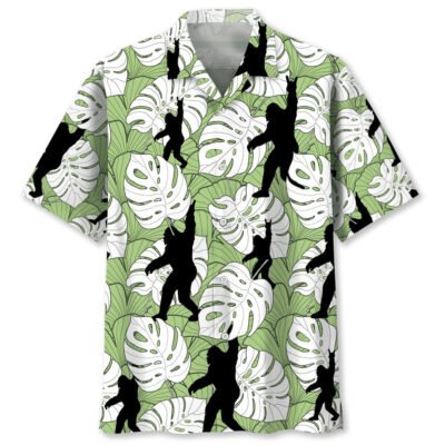 Tropical Bigfoot New Arrival Hawaiian Shirt, Funny Hawaiian Shirt, Cool Hawaiian Shirts, Best Hawaiian Shirts