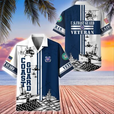 US COAST GUARD VETERAN Hawaiian Shirt - GS4309