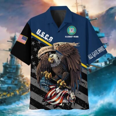 US COAST GUARD VETERAN Hawaiian Shirt - GS3800