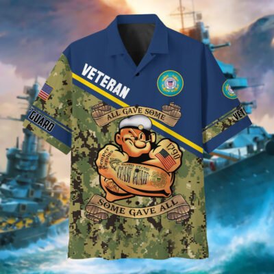 US COAST GUARD VETERAN Hawaiian Shirt - GS3762