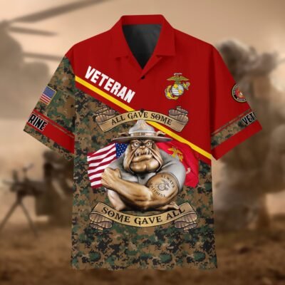 US MARINES VETERAN Hawaiian Shirt - GS3763