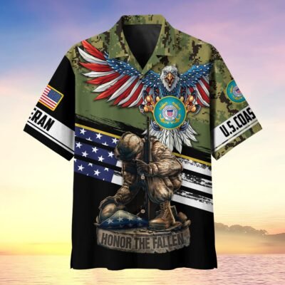 US COAST GUARD VETERAN Hawaiian Shirt - GS3794