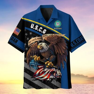 US COAST GUARD VETERAN Hawaiian Shirt - GS3791