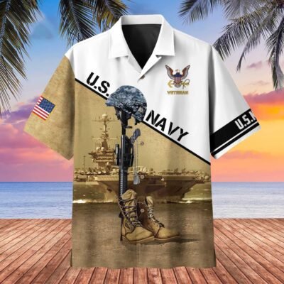 US NAVY VETERAN Hawaiian Shirt - GS3655