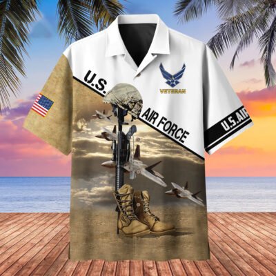 US AIR FORCE VETERAN Hawaiian Shirt - GS3657