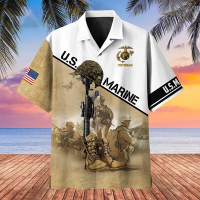 US MARINES VETERAN Hawaiian Shirt - GS3658