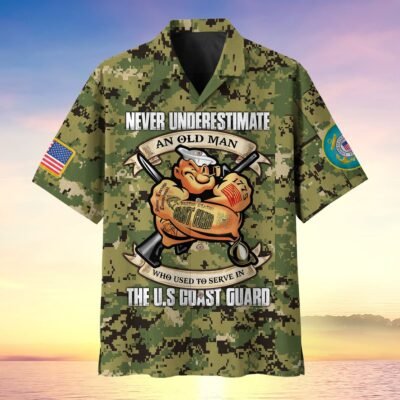 US COAST GUARD VETERAN Hawaiian Shirt - GS3734