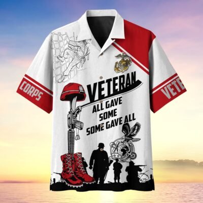 US MARINES VETERAN Hawaiian Shirt - GS4148