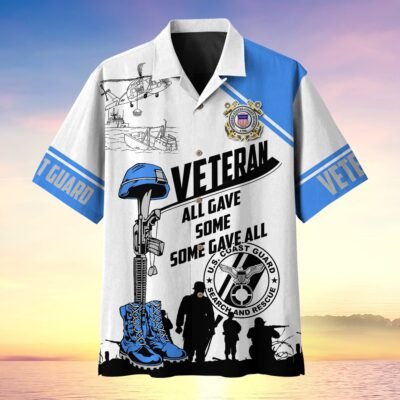 US COAST GUARD VETERAN Hawaiian Shirt - GS4150
