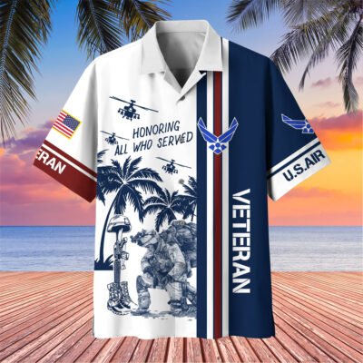 US AIR FORCE VETERAN Hawaiian Shirt - GS3750