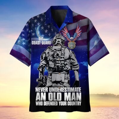 US COAST GUARD VETERAN Hawaiian Shirt - GS3744