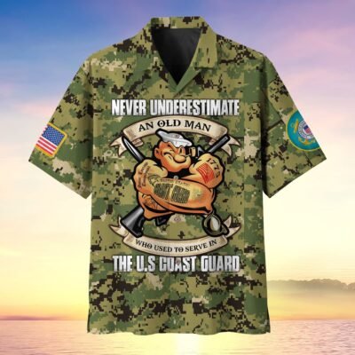 US COAST GUARD VETERAN Hawaiian Shirt - GS3947