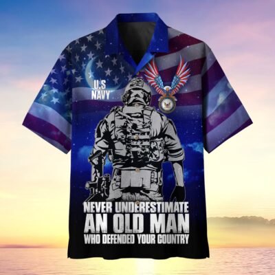 US NAVY VETERAN Hawaiian Shirt - GS3748