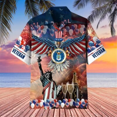 US AIR FORCE VETERAN Hawaiian Shirt - GS3777