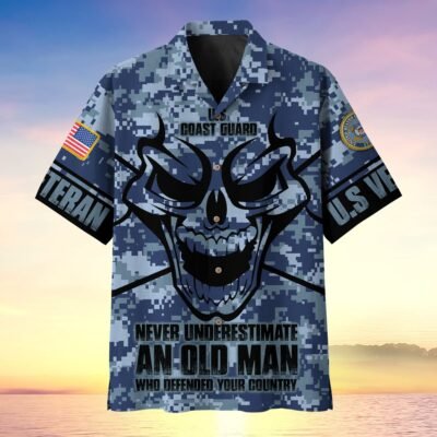 US COAST GUARD VETERAN Hawaiian Shirt - GS3742