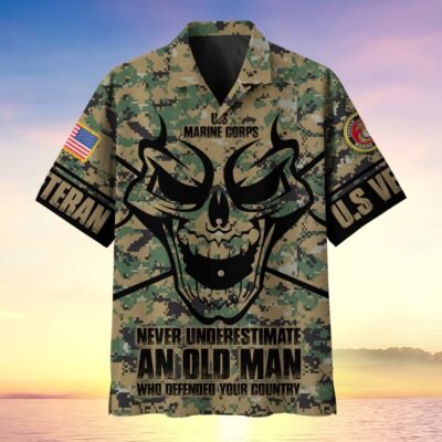 US MARINES VETERAN Hawaiian Shirt - GS3743