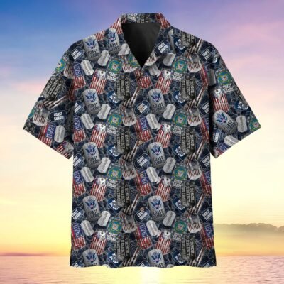 US COAST GUARD VETERAN Hawaiian Shirt - GS3699