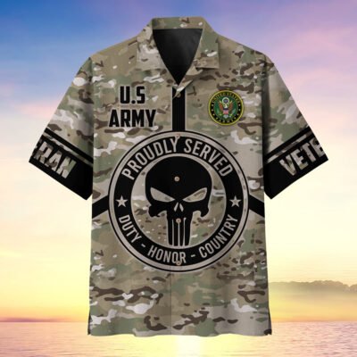US ARMY VETERAN Hawaiian Shirt - GS3726