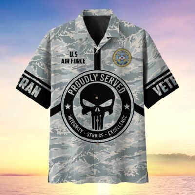 US AIR FORCE VETERAN Hawaiian Shirt - GS3727