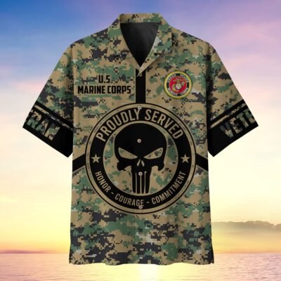 US MARINES VETERAN Hawaiian Shirt - GS3728
