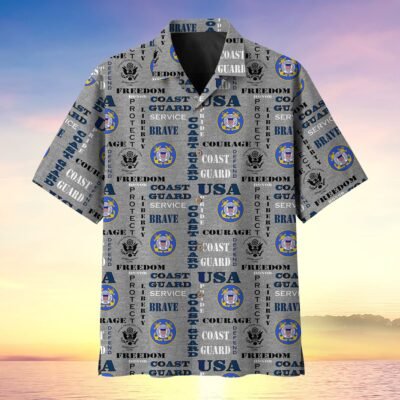 US COAST GUARD VETERAN Hawaiian Shirt - GS3711
