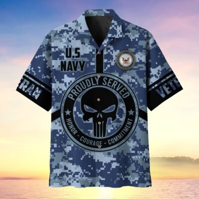 US NAVY VETERAN Hawaiian Shirt - GS3729