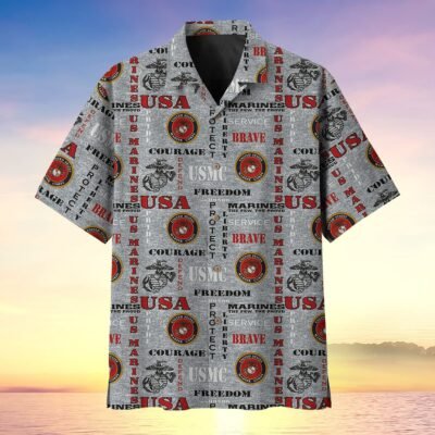 US MARINES VETERAN Hawaiian Shirt - GS3712