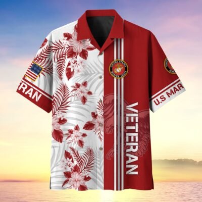 US MARINES VETERAN Hawaiian Shirt - GS3670