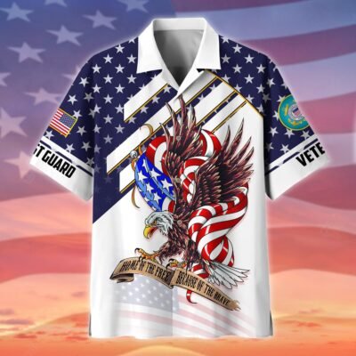 US COAST GUARD VETERAN Hawaiian Shirt - GS3548