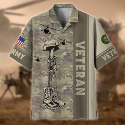 US ARMY VETERAN Hawaiian Shirt - GS4261