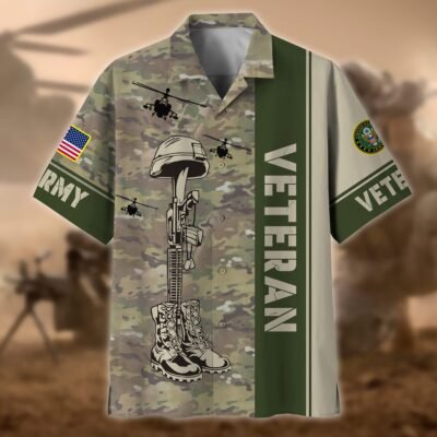 US ARMY VETERAN Hawaiian Shirt - GS4262