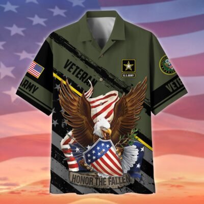 US ARMY VETERAN Hawaiian Shirt - GS3643