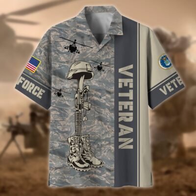 US AIR FORCE VETERAN Hawaiian Shirt - GS4266