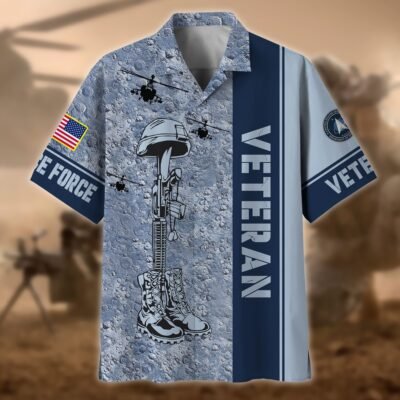 US SPACE FORCE VETERAN Hawaiian Shirt - GS4268