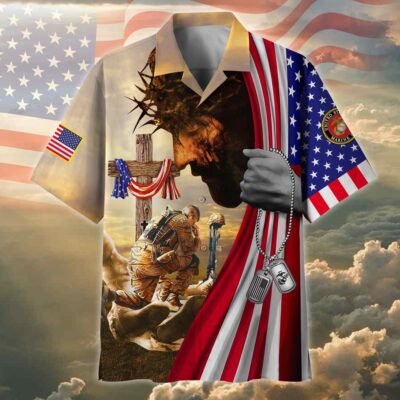 US MARINES VETERAN Hawaiian Shirt - GS3589