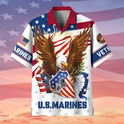 US MARINES VETERAN Hawaiian Shirt - GS3513