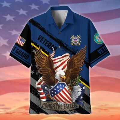 US COAST GUARD VETERAN Hawaiian Shirt - GS3647