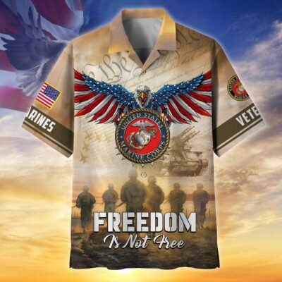 US MARINES VETERAN Hawaiian Shirt - GS3624