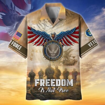 US AIR FORCE VETERAN Hawaiian Shirt - GS3625