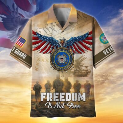 US COAST GUARD VETERAN Hawaiian Shirt - GS3626