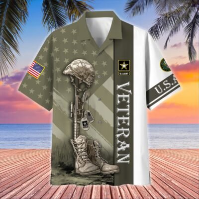 US ARMY VETERAN Hawaiian Shirt - GS4036