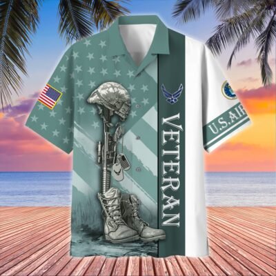 US AIR FORCE VETERAN Hawaiian Shirt - GS4038