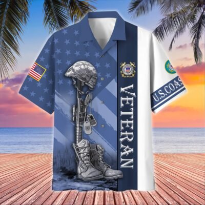US COAST GUARD VETERAN Hawaiian Shirt - GS4039