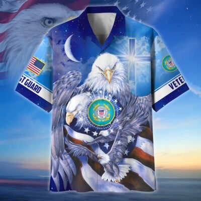 US COAST GUARD VETERAN Hawaiian Shirt - GS4067