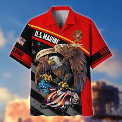 US MARINES VETERAN Hawaiian Shirt - GS3555