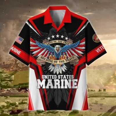 US MARINES VETERAN Hawaiian Shirt - GS3602