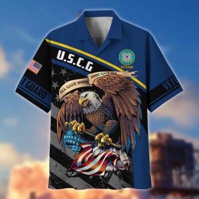 US COAST GUARD VETERAN Hawaiian Shirt - GS3557