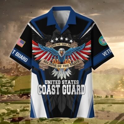 US COAST GUARD VETERAN Hawaiian Shirt - GS3605